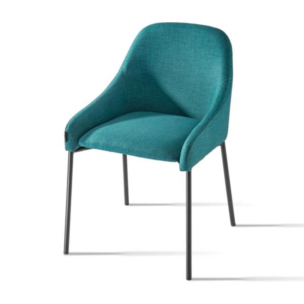 Durable Antiwear Cushioned Dining Chair Fabric Velvet Stain Resistant