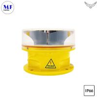 80m/s 360° Luz de Obstrução de Aviação LED IP66 Impermeável Para Turbina Eólica