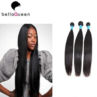 Extensão malaia pura do cabelo do Virgin da categoria 7a, extensões do cabelo humano das mulheres negras