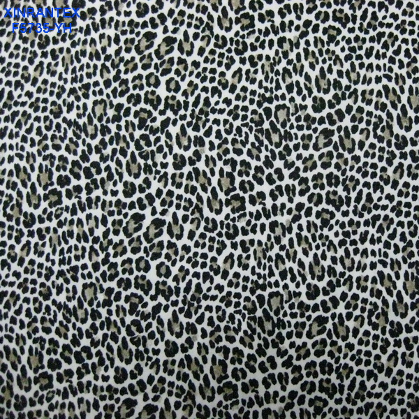 F5735-YH lady fashion polyester spandex moss crepe printing finihsing