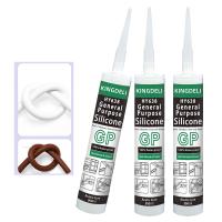 Mastic d'usage universel clair de silicone de généraliste pour le bois d'acier inoxydable