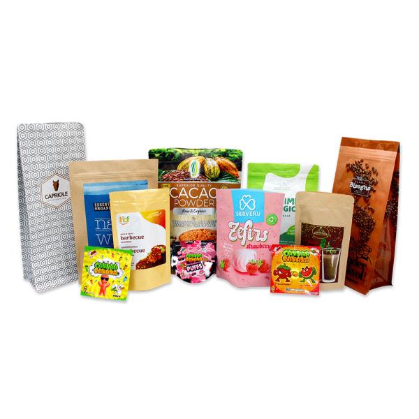 Зиплок ТГК Майлар Стоять Пакет Гумы сладости Трава Сумка