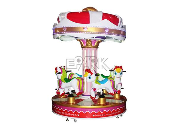 Amusement Kiddie Rides Flying Electric Rotating Carousel For Game Center Park