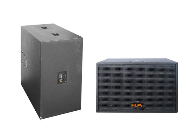 1000W Conference Room Speaker System Dual 15 Inch Professional Audio Subwoofer