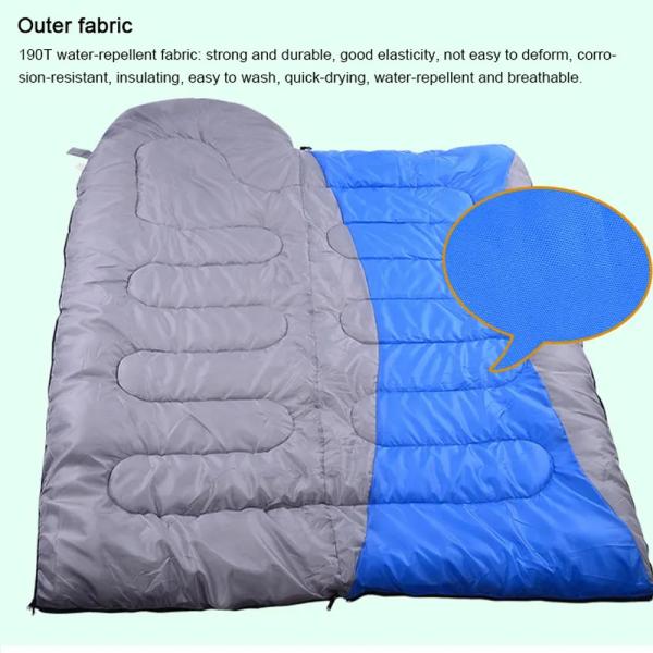 Comfortable Temperature Scale 0C--10C Organic Cotton Sleeping Bag for Outdoor Camping