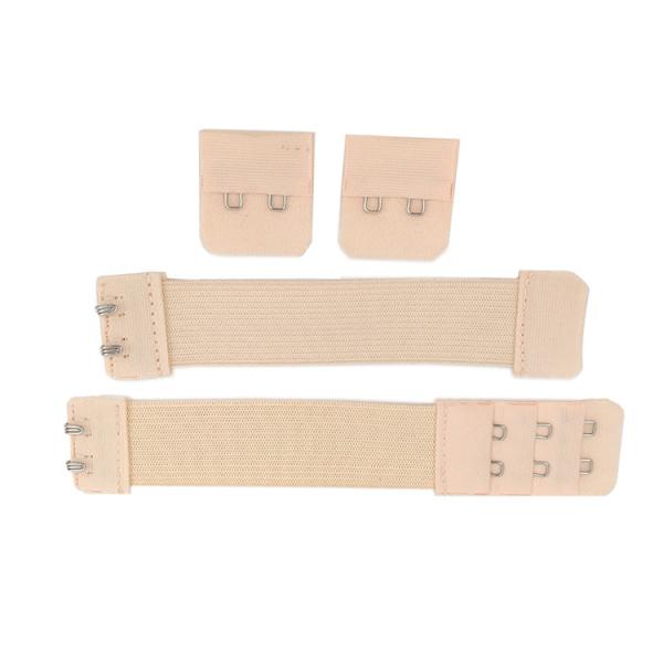 Niris Lingerie Wig Elastic Adjustable Garment bra hook and eye tape back bra extender 3 hook tape