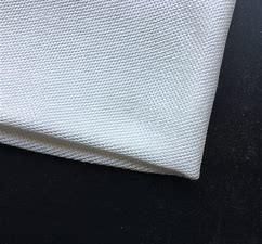 Acid Pickled 2.5mm Grid Fused Silica Glass Fiber Satin Weave