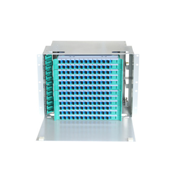 144 Cores Optical Fiber Distribution Frame 19 Rack Mounted With Pigtails And Adaptors