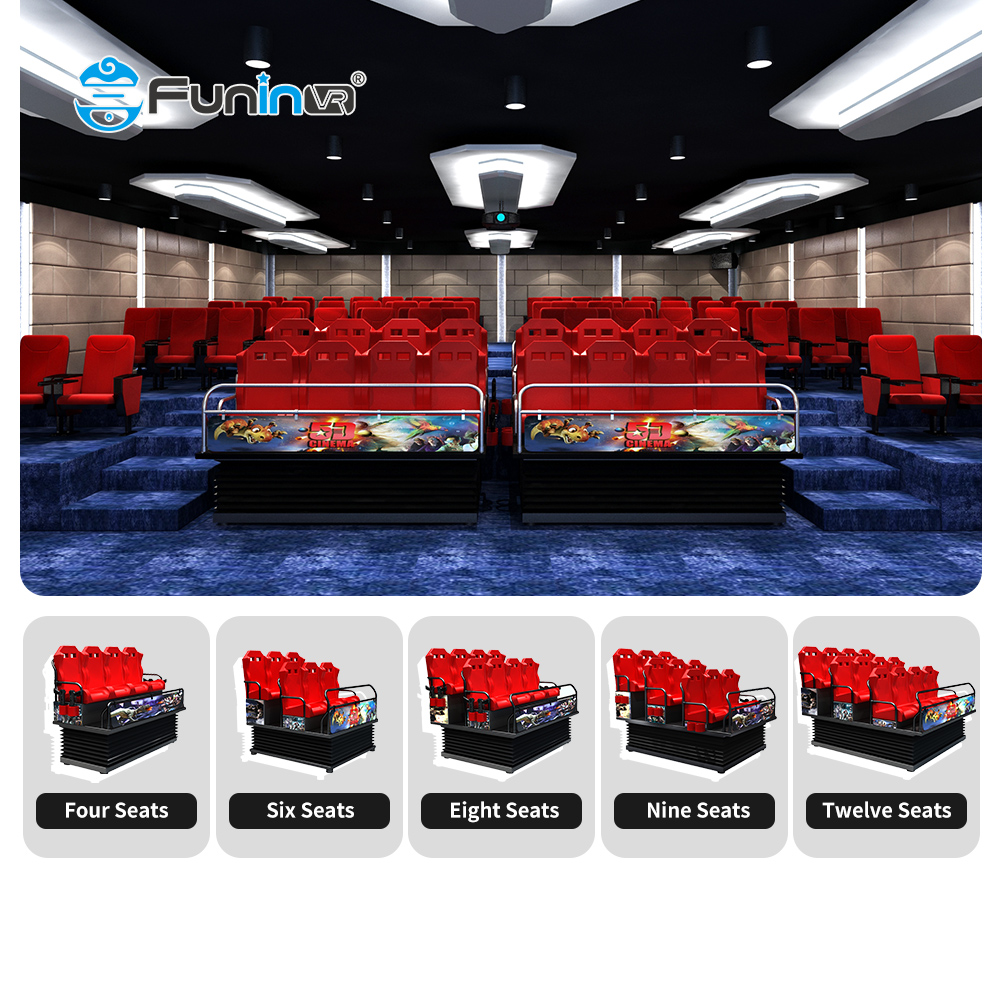 Погружающее развлечение 7D Кинотеатр изогнутый экран 3 Тип фильма Спецэффекты