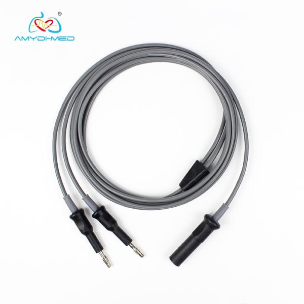 3.00M Reusable Bipolar Forceps Cable Silicone Coated Autoclavable