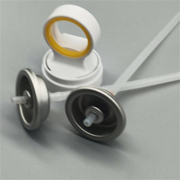 Válvula de aerosol para protector solar con actuador – Conjunto de válvula de protector solar en aerosol para envasado cosmético y de cuidado personal