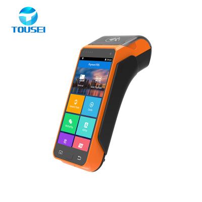 Quadcore CPU handheld POS Android Terminal Thermal Printer Android 10 System