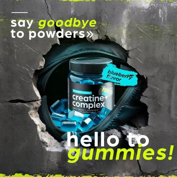 Sugar Free Creatine Gummy With 5g Pure Creatine For Convenient Pre Workout Energy