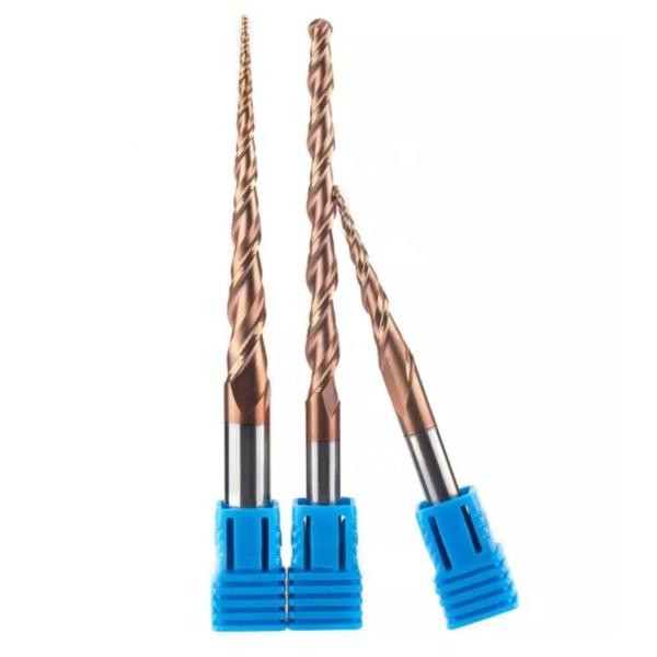 4.0 мм твердый карбид конический шарик нос конец мельницы TiCN покрытый CNC фрезерный резач гравировки Бит