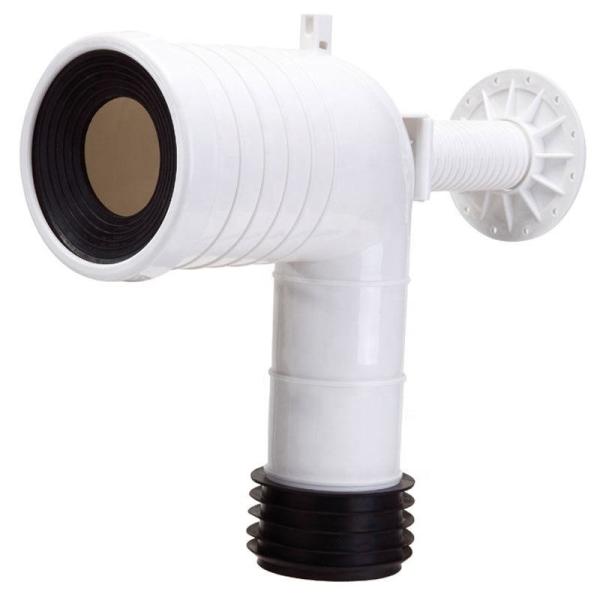 Plastic Drain Pipe For Toilet WC Connector Short Connection To Toilet Pan Connector P To S Pan Conversion