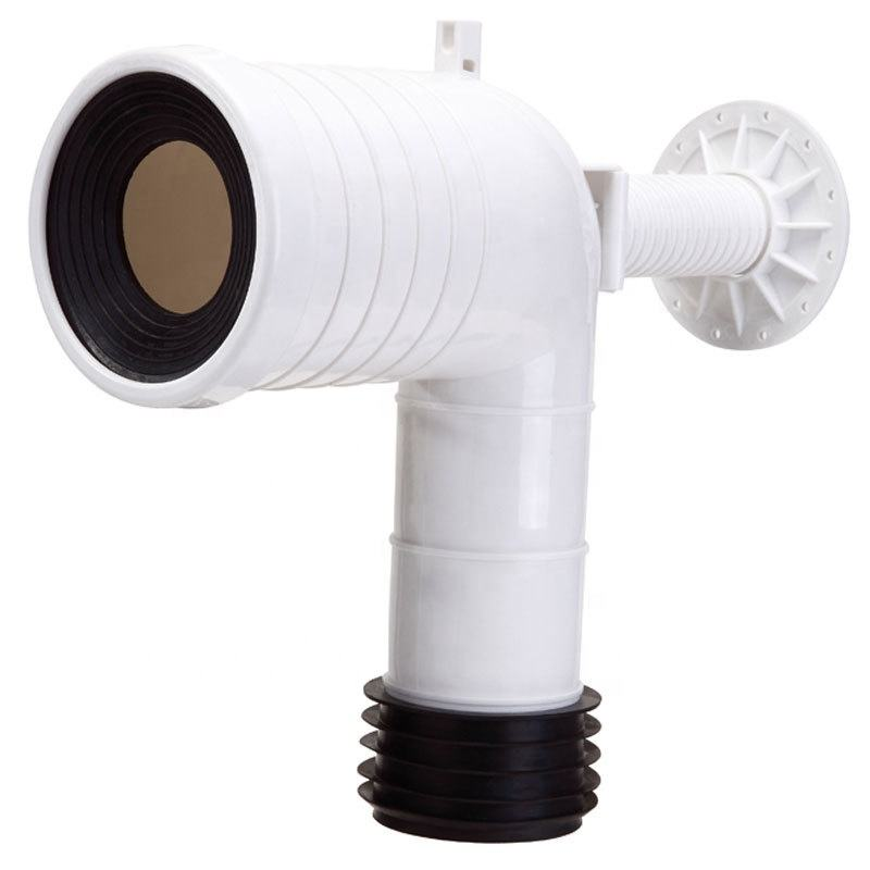 Plastic Drain Pipe For Toilet WC Connector Short Connection To Toilet Pan Connector P To S Pan Conversion