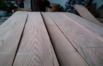 Red Oak  Crown Cut Veneer Sheets For Furniture ,  Edge Banding