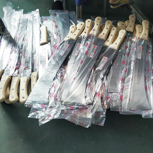 11in Wooden Handle Machete Cane Farming Cutting Tools 1.6mm 50MN