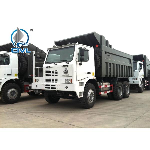 Sinotruk White 70 Ton 6 x 4 Mining Heavy Duty Dump Truck for Transport
