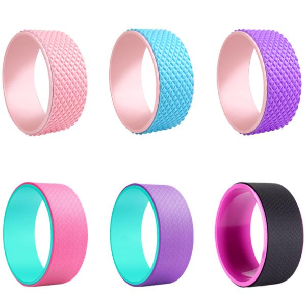 TPE EVA Yoga Back Roller Wheel Custom Logo For Back Pain