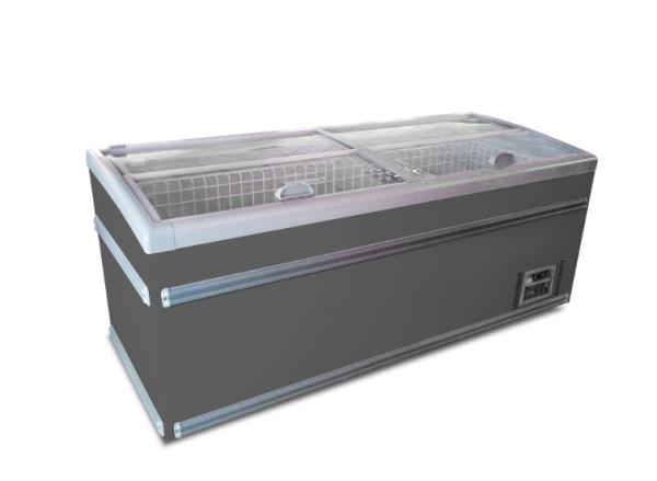 Supermarket Commercial Combined Island Freezer With 2.1m Large Capacity