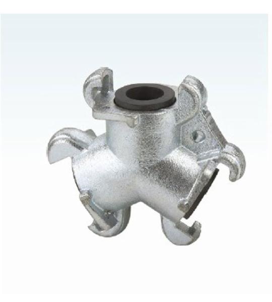 Zinc plating Universal Air Hose Coupler US Type triple connection , Chicago Coupling