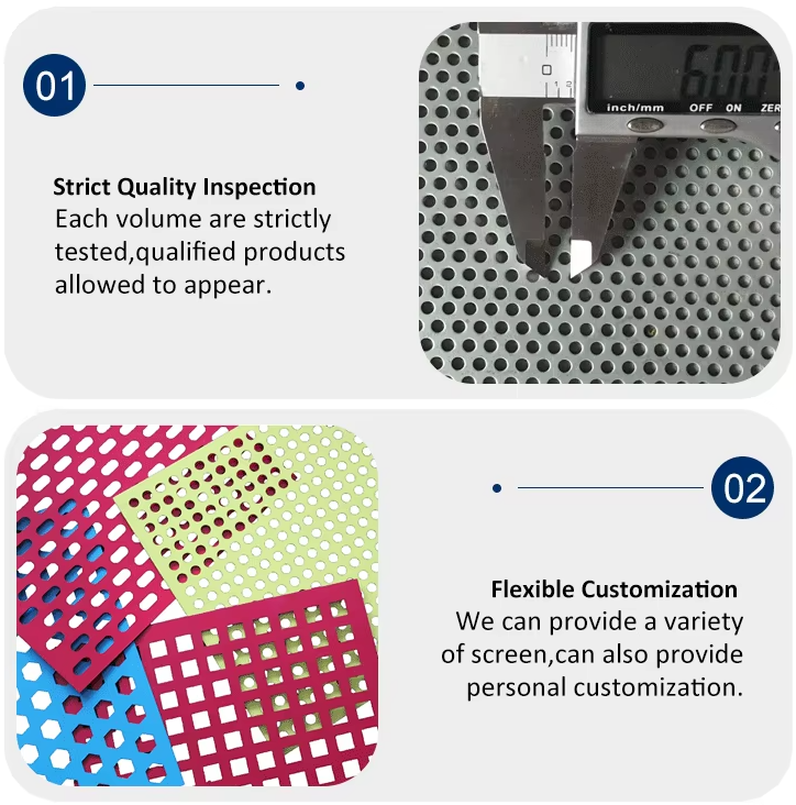 304 Stainless Steel Metal Punch Plate 3mm 4mm 5mm Perforated Sheet Metal
