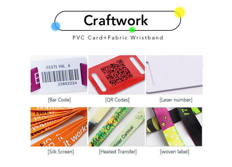 Социальное дистанцирование NFC RFID фестиваль Запястье для управления контролем доступа