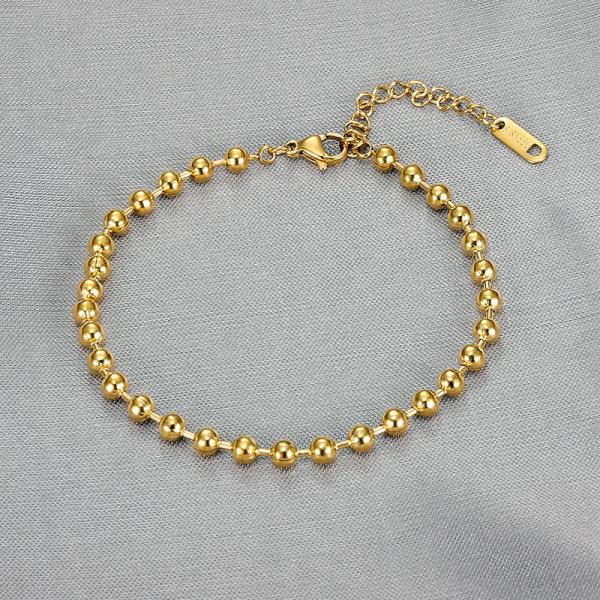 Simple Temperament Light Luxury Ladies Titanium Steel Bracelet with Geometric Pattern