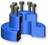 Alloy Steel Forging Tubing Head Adapter / Tubing Head Flange 7