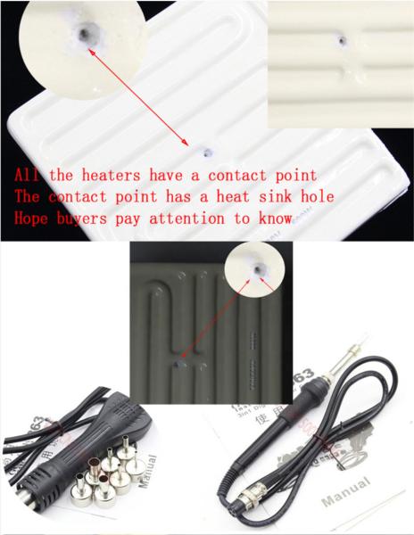 Hot Air Heat Gun 120L/Min 450W Rework Soldering Station
