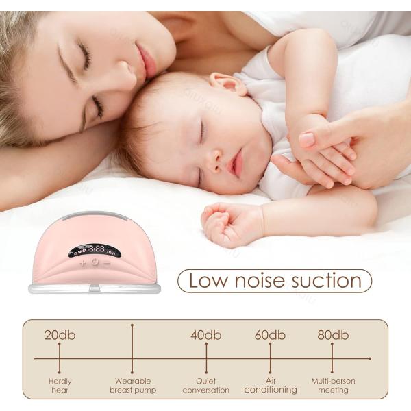 Double Wearable Breast Pump Set 3 Modes 12 Levels Electric Mother Feeding Pump Rechargeable