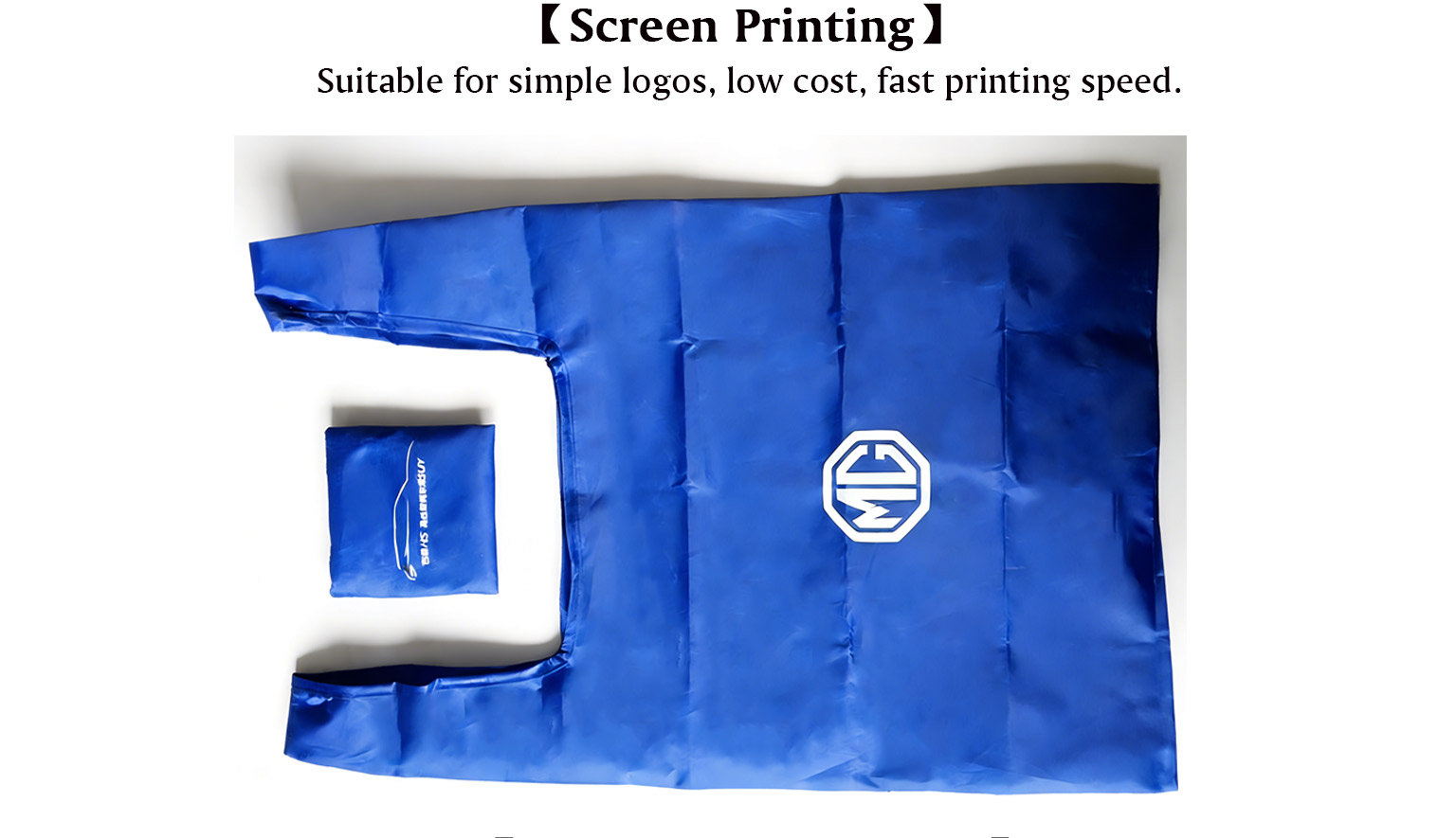 Custom Heavy Duty Water Resistant Shopping Tote Bag with Eco-Friendly Design and Custom Logo Printing