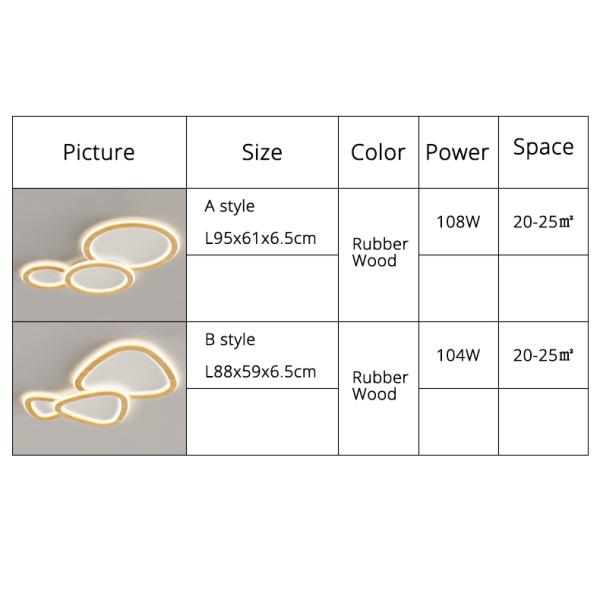 Modern Ceiling Lights Living Room Art dero Cloud round Wooden ceiling lights(WH-WA-50)