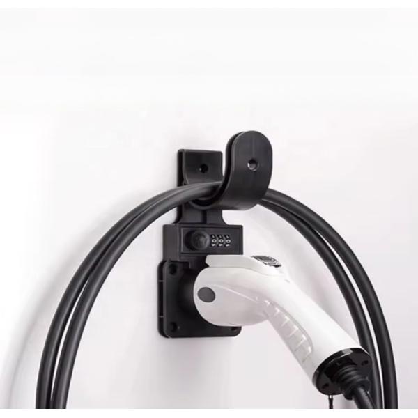 Waterproof IP65 RDC Portable Type2 J1772 Type 1 Evse EV Home Charger Cable Wall Mount Kit Holder Hook For Line