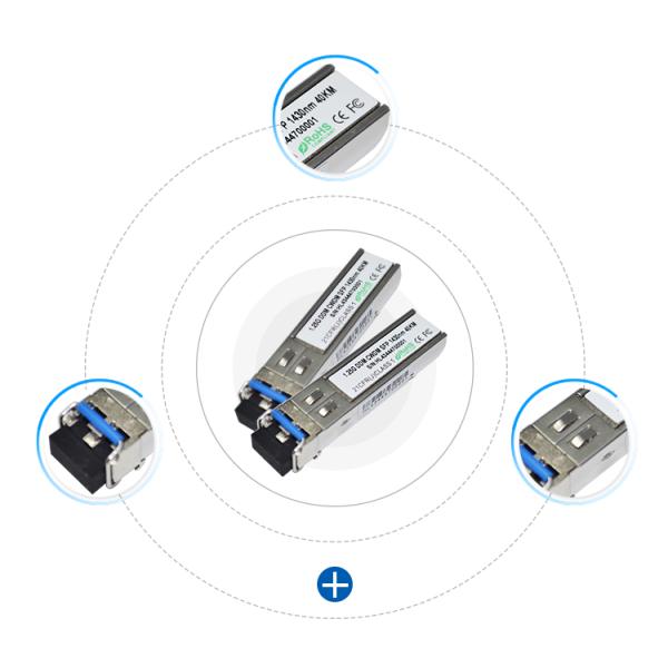 LC-коннектор SFP-передатчик для расширения сети волоконного канала скоростью 1,06 Гбит/с