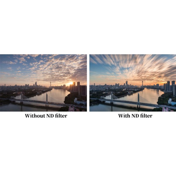 Low Color Shift ND64 Filter 6 Stops Light Reduction Filter With Multi Layer Nano Coating