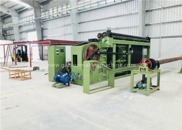 PLC Automatic Hexagonal Wire Mesh Weaving Machine For Sea Wall CE Approved