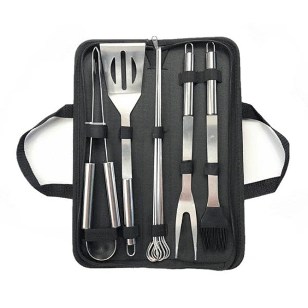 BBQ Tool set with Rollbag 10PCS Stainless Steel  Barbecue  For Outdoor Tool