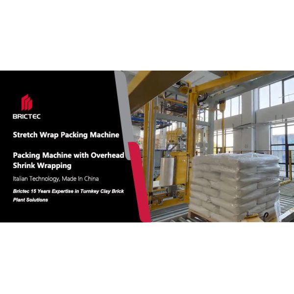 Automatic Stretch Wrap Packing Machine for High Efficiency Brick Packaging with Cost Savings and Strong Protective Performance