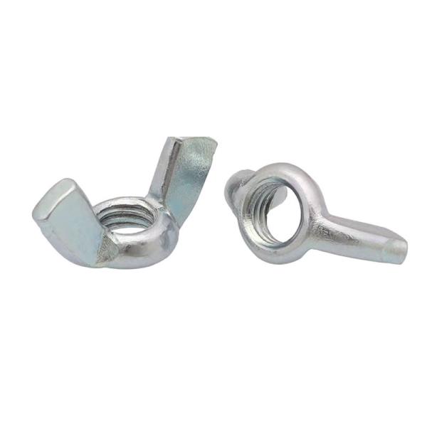 Carbon steel Wing nut, Fasteners Parts Hurrican Screws Hand Twist Tighten Ear Butterfly Nut