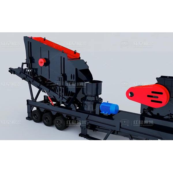 China Hot Sale MTNG400S-3 Wheel Type Mobile Crushing and Screening Station Plant Price