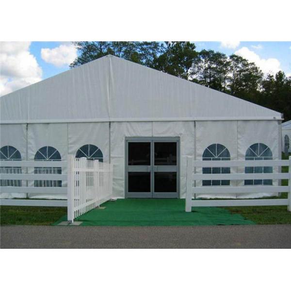 Aluminum Alloy PVC Or Glass Wall Wedding Marquee Party Tent TUV SGS BV