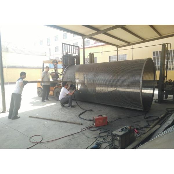 Corrosion Resistant Rotary Screen Drum For Sewage / Wastewater Treatment