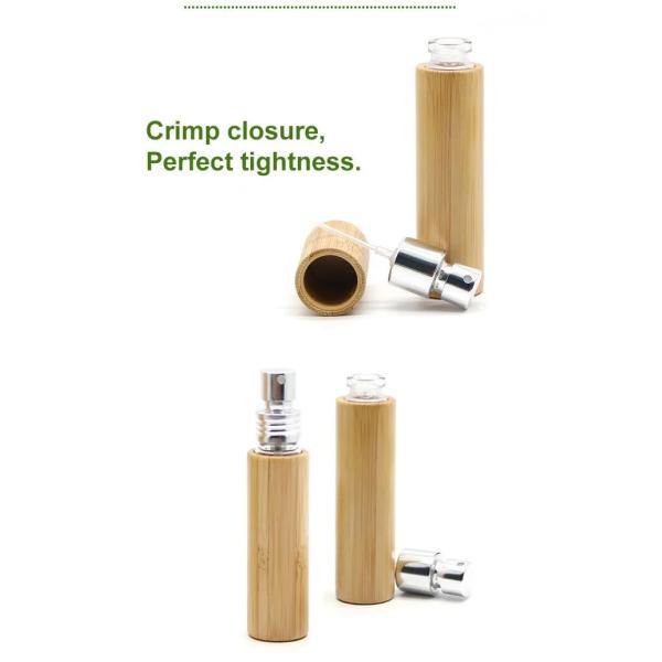 5ml 10ml Bamboo Bottles With Aluminum Spray For Perfume Essential Oil