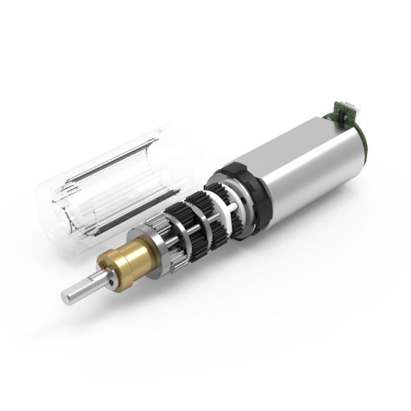 Medical Ventilator Plastic Planetary Gearbox Dia 8mm 30rpm Brushed Stepper Motor