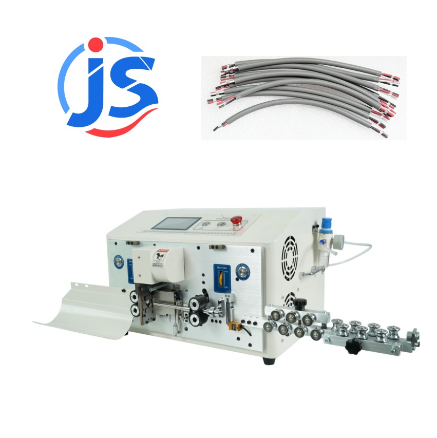 Round Sheathed Copper Cable Cutting Machine Multi Core Copper Wire Stripping Machines