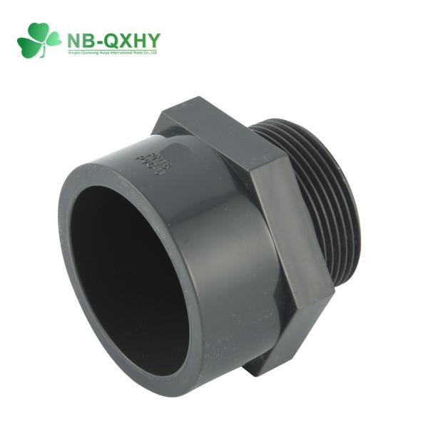 Flexible 20mm to 110mm DIN PVC Pipe Fitting Pn16 Pipe and Fitting Female Male Adapter