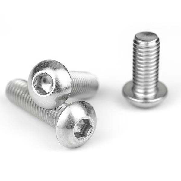 NXF ASTM UNS S31653 316LN/00Cr17Ni13Mo2N/s31653 M3-M6 Length6-30MM Stainless Steel 316LN Hex Socket Flat Round Head Screw