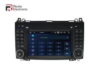 Double stéréo de voiture de vacarme de boutons physiques, autoradio d'Android 12 pour le benz B200